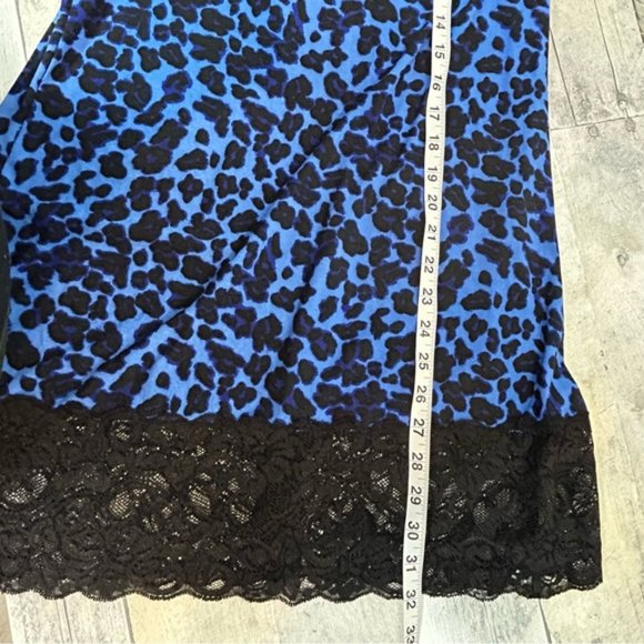 Blue Cheetah print Sleepwear and Loungewear in size 2X - Picture 5 of 8